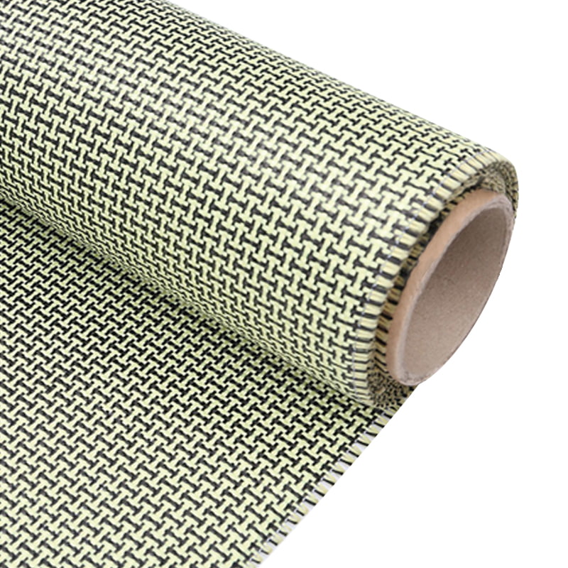 Mezcla de carbono de aramida de viga I de viga amarillo/negro