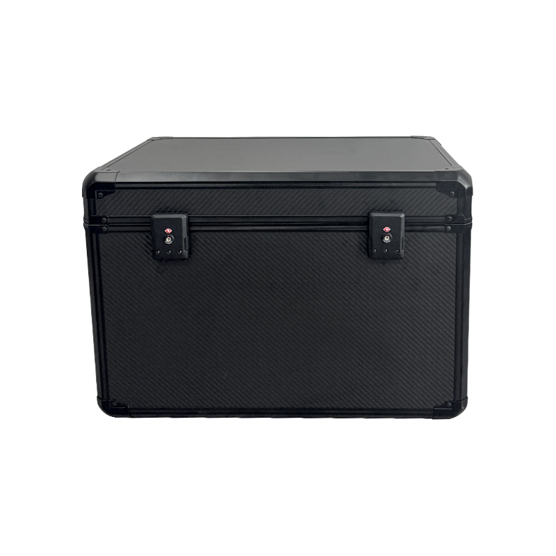 Caja de entrega para llevar con textura de fibra de carbono rígida y ligera Caja de entrega para llevar con textura de fibra de carbono rígida y ligera